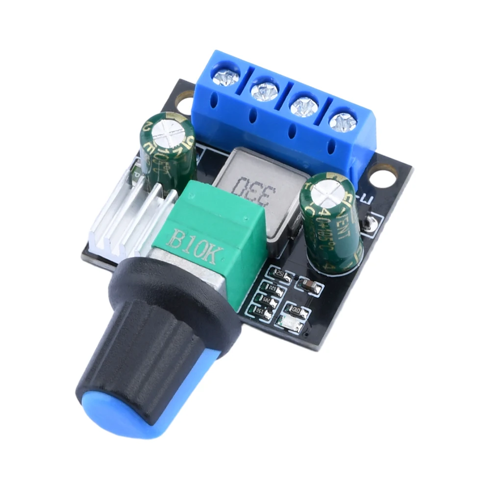 5V 12V 10A Voltage Regulator PWM DC Motor Speed Controller Governor Stepless Speed Regulator LED Dimmer Controller Power Supply