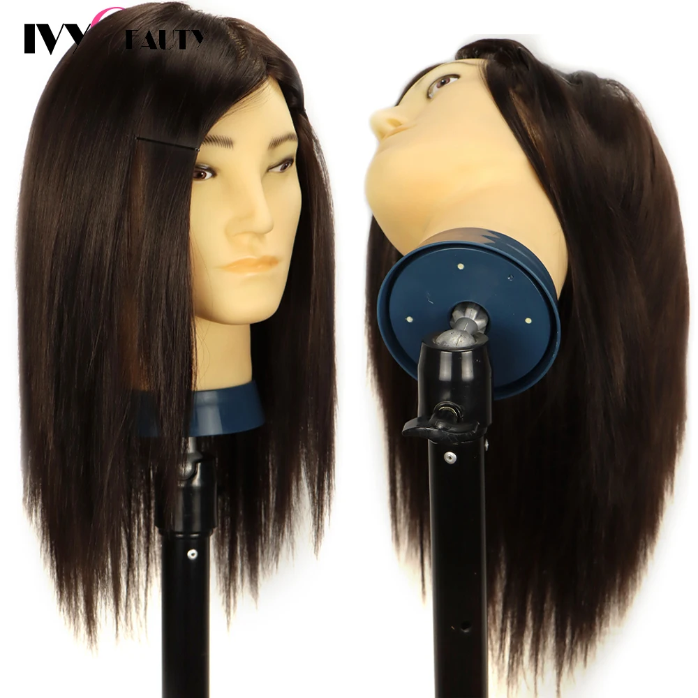 Male Barber Mannequin Head With 100% Human Hair For Hair Stylists  Cosmetologist Hairdresser Manikin Doll Head For Hair Styling - AliExpress