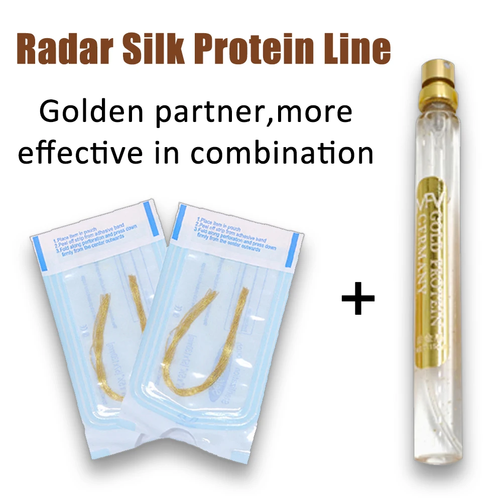 No Neddle Face Filler Absorbable Collagen Protein Thread Face Lift Plump Silk Fibroin Line Carving Anti Aging Essence Korean