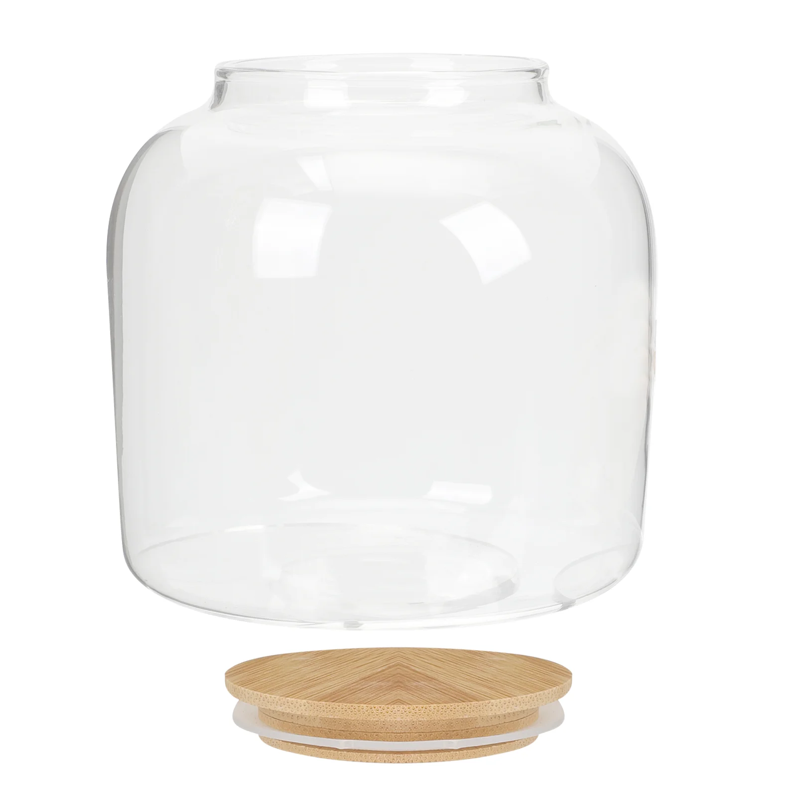 

Glass Storage Container Clear Glass Food Storage Containers Coffee Canister Canister Glass Jar With Lid for Kitchen Home Storage