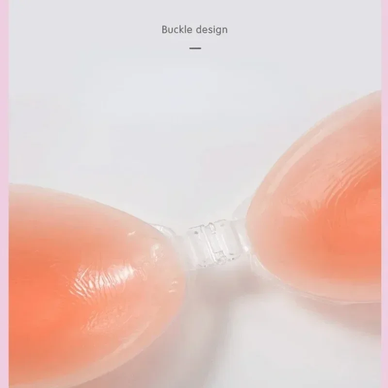 Women Silicone Bra Silicone Bra Invisible Push Up Sexy Strapless Stealth Adhesive Backless Breast Enhancer for Women Sticky Wedding Bikini