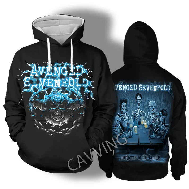 Print Hoodies Avenged Sevenfold Rock 3D Printed Fashion Hoodies Sweatshirts For Women/men