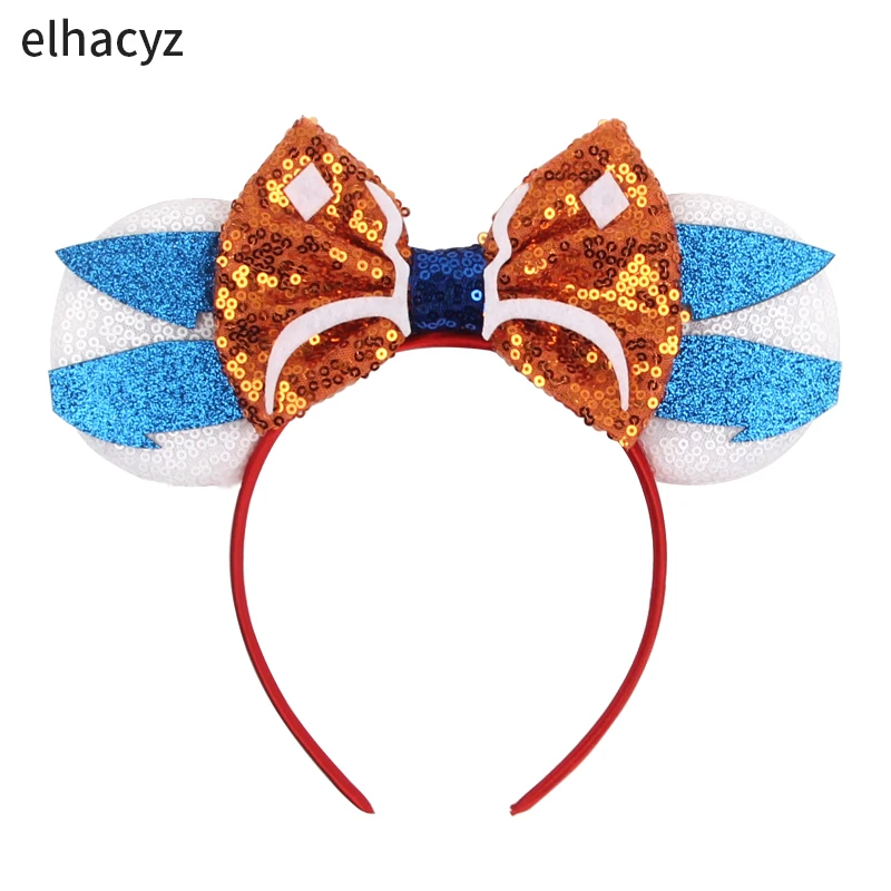 Nieuwe Cool Star Fantasy Geïnspireerde Muis Oren Hoofdband Lovertjes Strik Haarband Voor Kinderen Cosplay Vrouwen Festival Haaraccessoires 2024