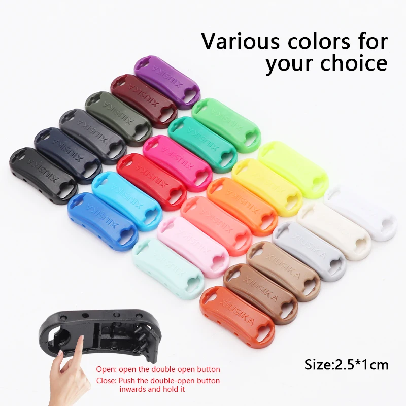 12 PCS No More Shoelace Silicone Anchors - Lace Lock Clip, Fit All