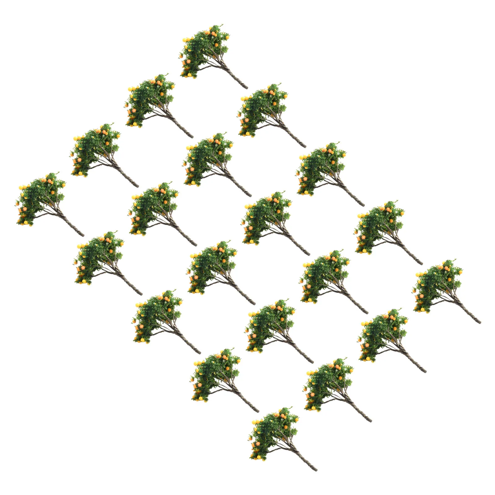 

20Pcs 4cm Fruit Tree Model Green Artificial Tree Train Railroad Landscape Scene Layout Garden Decoration Crafts