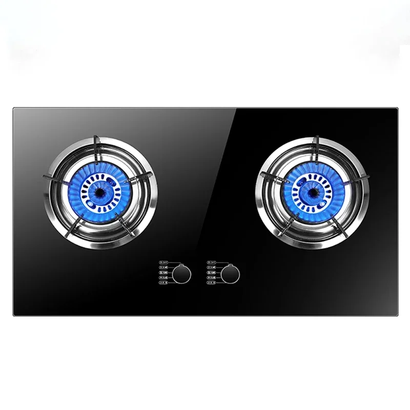 Gas Stove Dual  Household Embedded Natural  Liquefied Gas Stove Fierce fire  Cooktop Gas stove 4