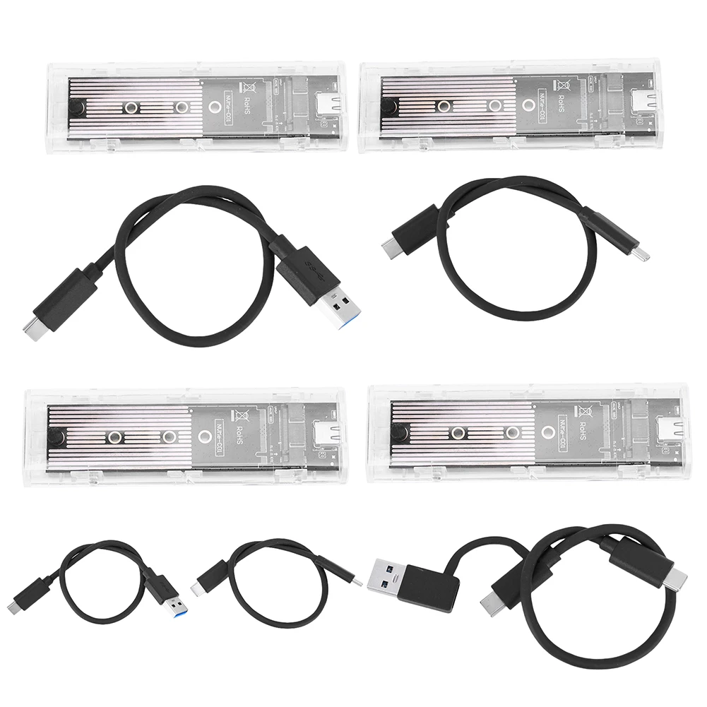 M.2 PCI-e NVME SSD   Ŭ, M Ű B + M Ű, USB3.1 C Ÿ SSD Ŭ ڽ, 2230 2242 2260 2280mm SSD