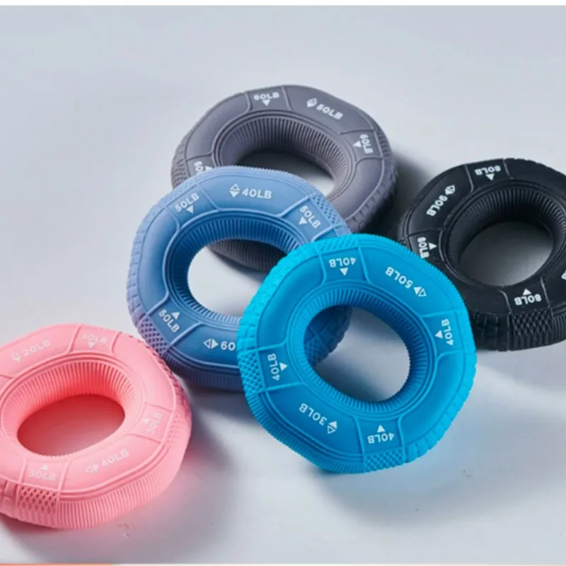 Silicone Hand & Finger Strengthening Ring for Fitness & Rehab Workouts