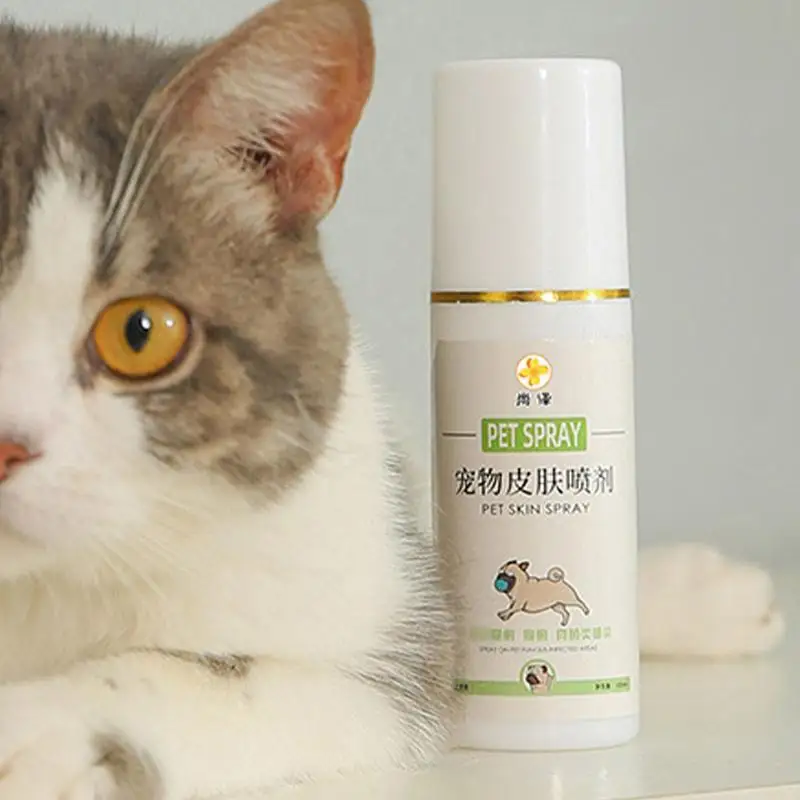 Cat Wound Spray Wound Care and Skin Repair for Dogs Skin Care Spray to Heal and Prevent Itch Scratching And Irritation Cleans