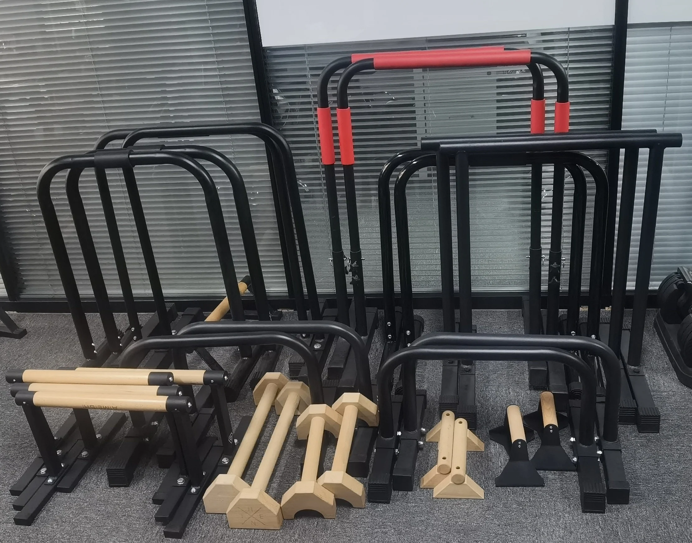 Pull Up Bar Heavy Duty Dip Stands Fitness Workout Dip Bar Station Stabilizer Push Up Stand Parallel