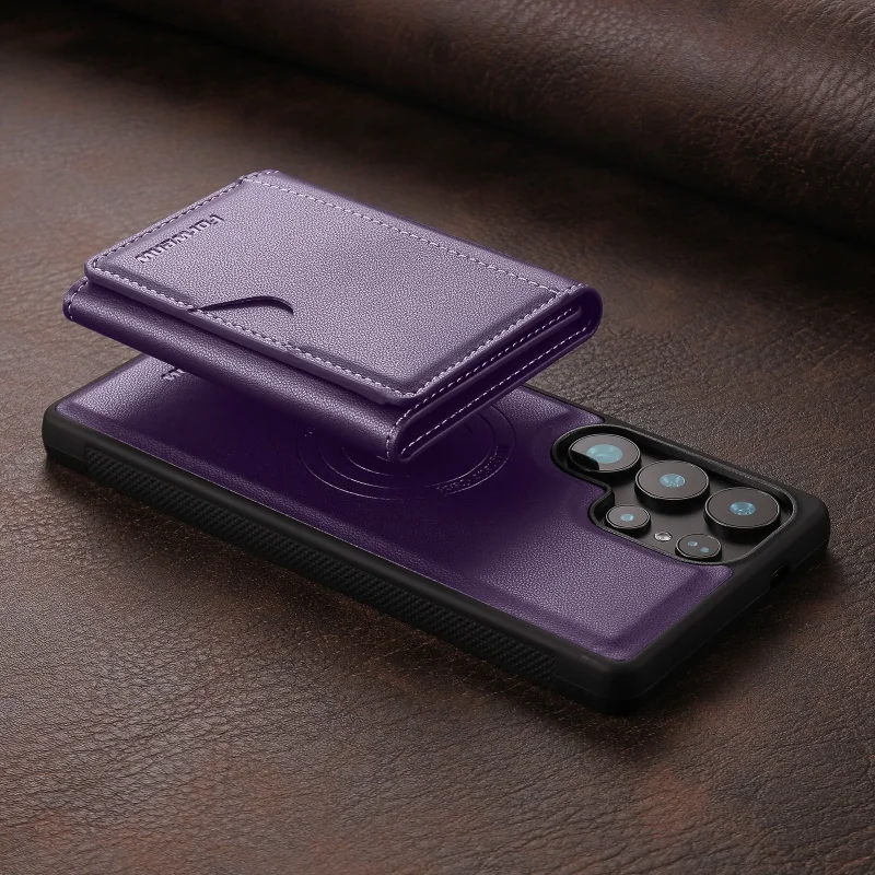 MagSafe Magnetic Leather Wallet Phone Case Cover
