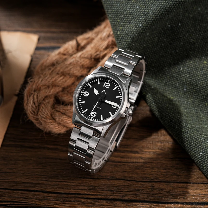 Militado ML18 クォーツ時計 VH31 スイープセコンドムーブメント 36mm