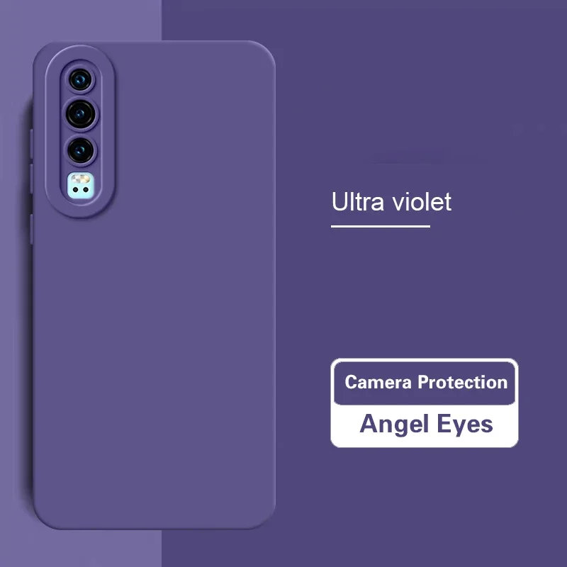 Angel Eyes Soft Liquid Silicone Phone Case - Solid Basic Design