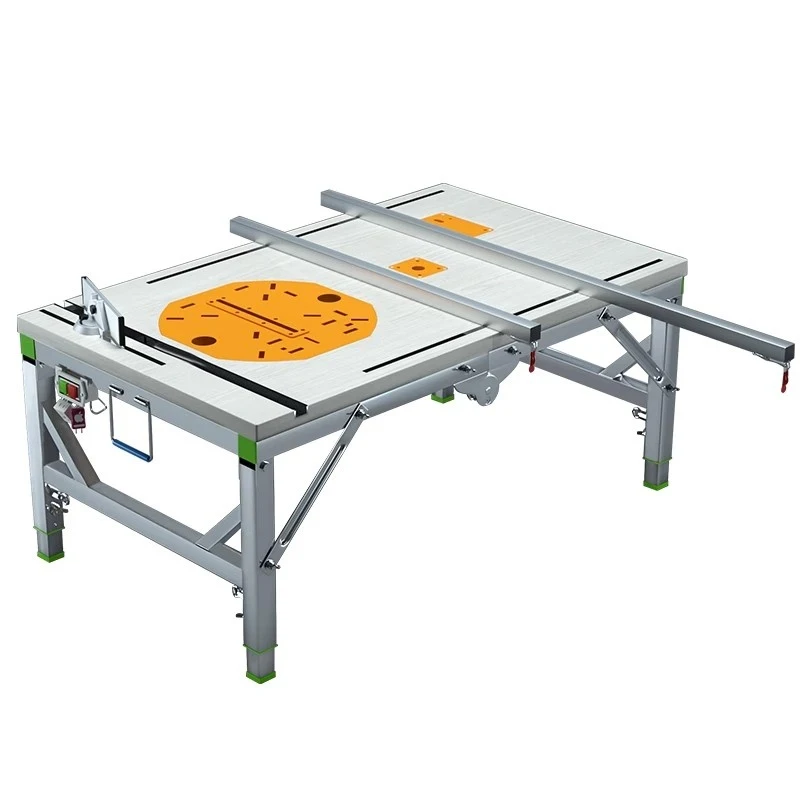 

Woodworking Workbench Woodworking Saw Table Portable Folding Lifting Saw Table Decoration DIY Folding Workbench Multifunctional