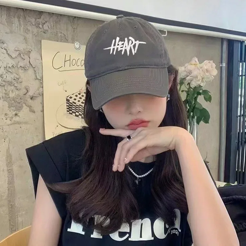 New Spring Summer Outdoor Sun Visor Hats JK Korean Embroidery Letter Baseball Hat For Women Snapback Hip Hop Dad Trucker Cap
