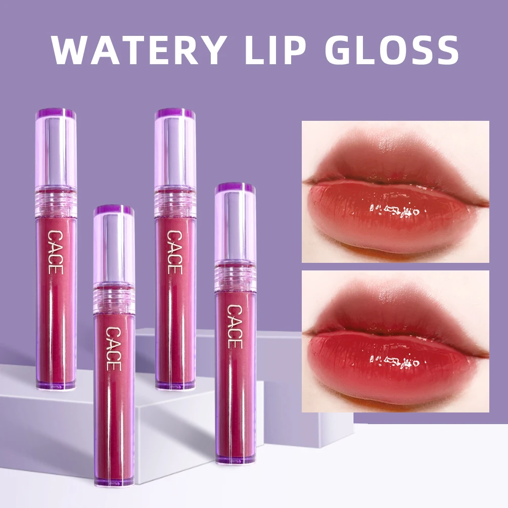 

6 Colors Mirror Lipstick Lip Glaze Lip Gloss Waterproof Sexy Long Lasting Korean Cosmetics Labial Mate Larga Duracion Lip Makeup