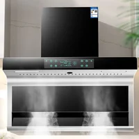 Range Hood For Kitchen Stainless Steel High Suction Automatic Washing Kitchen Touch Control Kitchen Extractor Hood Ventilator 1