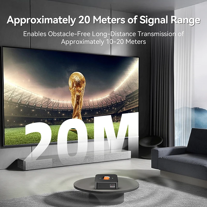 KEBIDUMEI 블루투스 6.0 수신기 3.5mm AUX 잭 RCA 무선 어댑터(카 키트용 마이크 포함) 오디오 송신기 증폭기 스피커