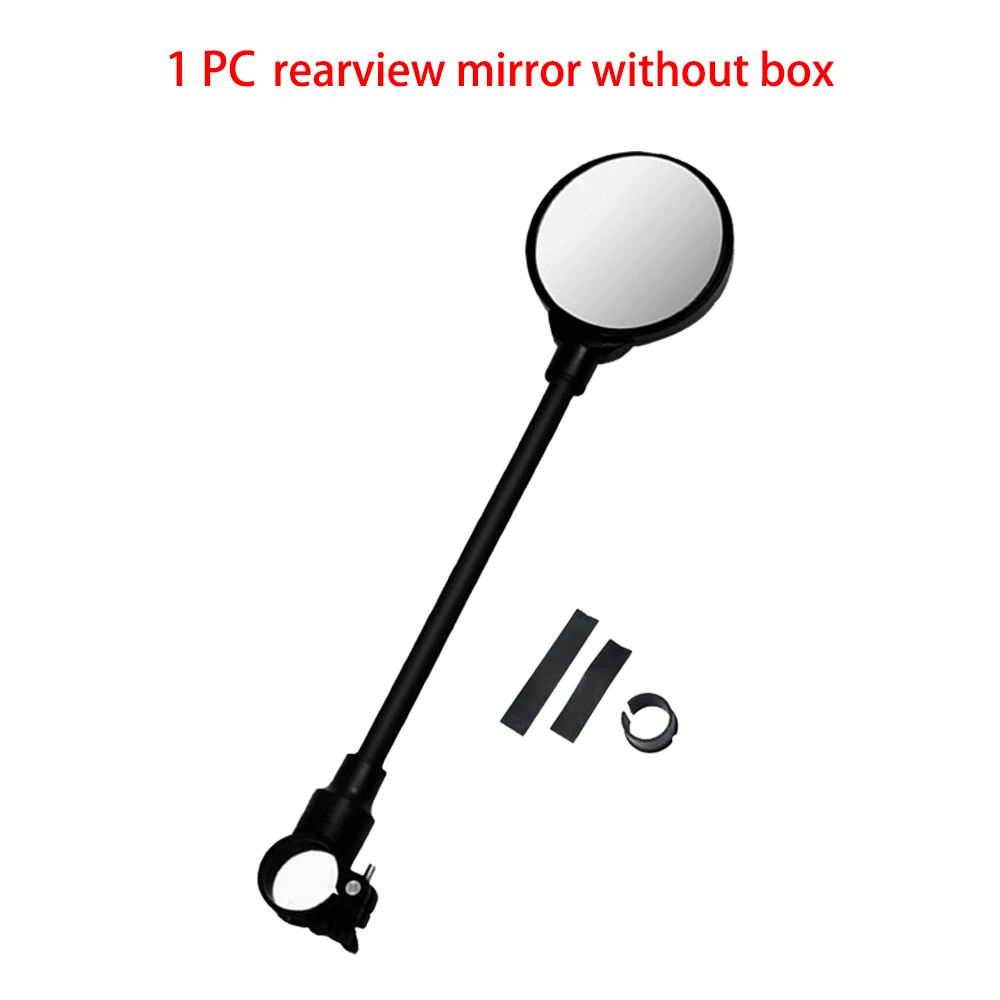 Bendable Bicycle Rearview Handlebar Mirror - 360° Adjustable for Bikes and Motorcycles