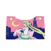 Custom Sailors Moon Girl Facial Tissue Box Cover Rectangular Tokyo City Lights PU Leather Tissue Box Holder for Car Bathroom 2