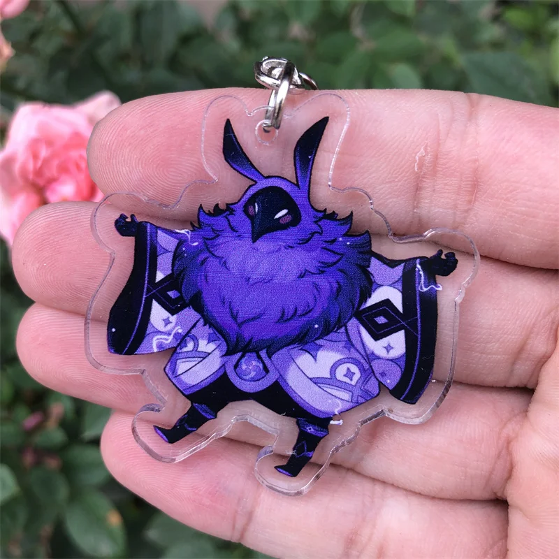 Genshin Impact Keychain Abyss Mage Accessories Anime Game Backpack Pendant Prop Badge Christmas Gifts