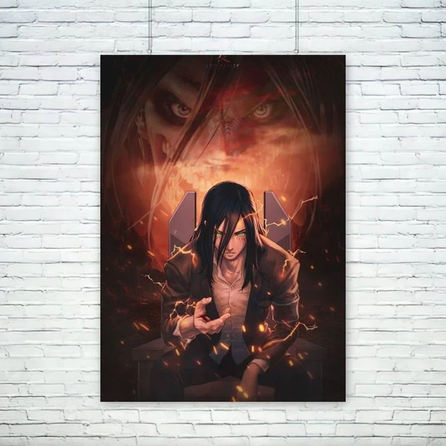 Eren Jaeger Attack On Titan Anime Series Matte Finish Poster Paper