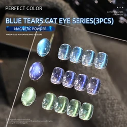 Perpect Color Blue Tears Cat Eye Collection: Unique Dreamy Blue with Magnetic Shimmer (LYLMY SET)