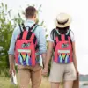 Fashionable and versatile H-Hazbin H-Helluva Boss Fizzarolli backpack, for both men and women, showcasing individual charm 6