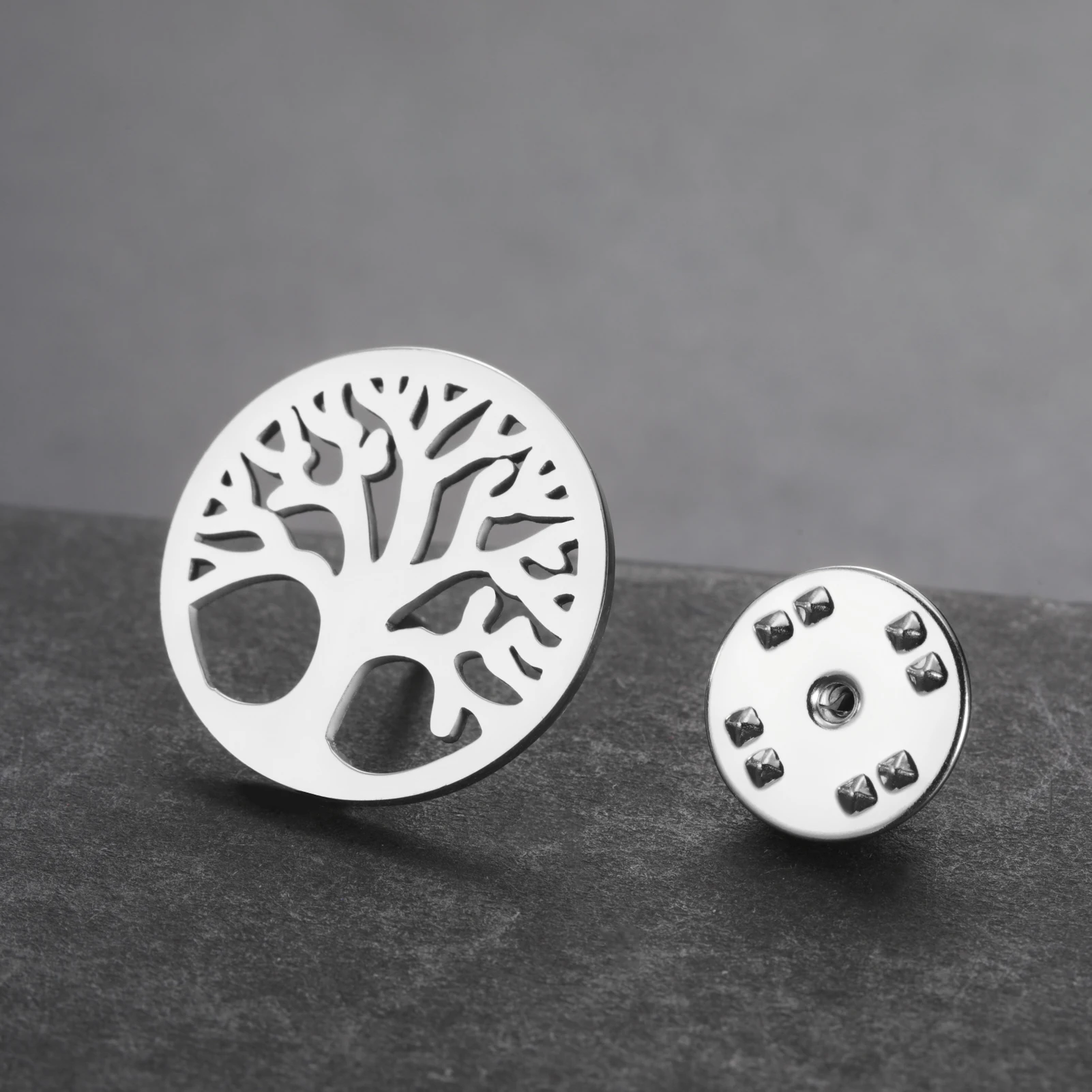 Spilla Steampunk Albero Della Vita In Argento - Wicca, Pagano, Conoscenza - #MR16