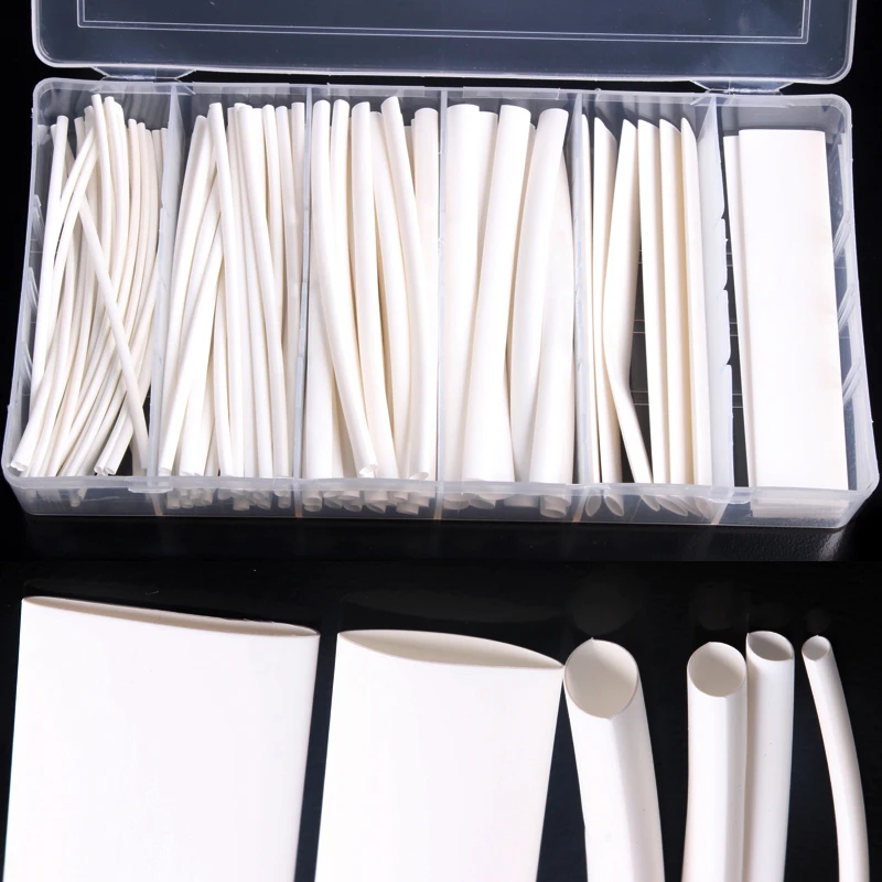 Electrical Heat Shrink Tubing Equipment Wrap Sleeving 6 Sizes Tube