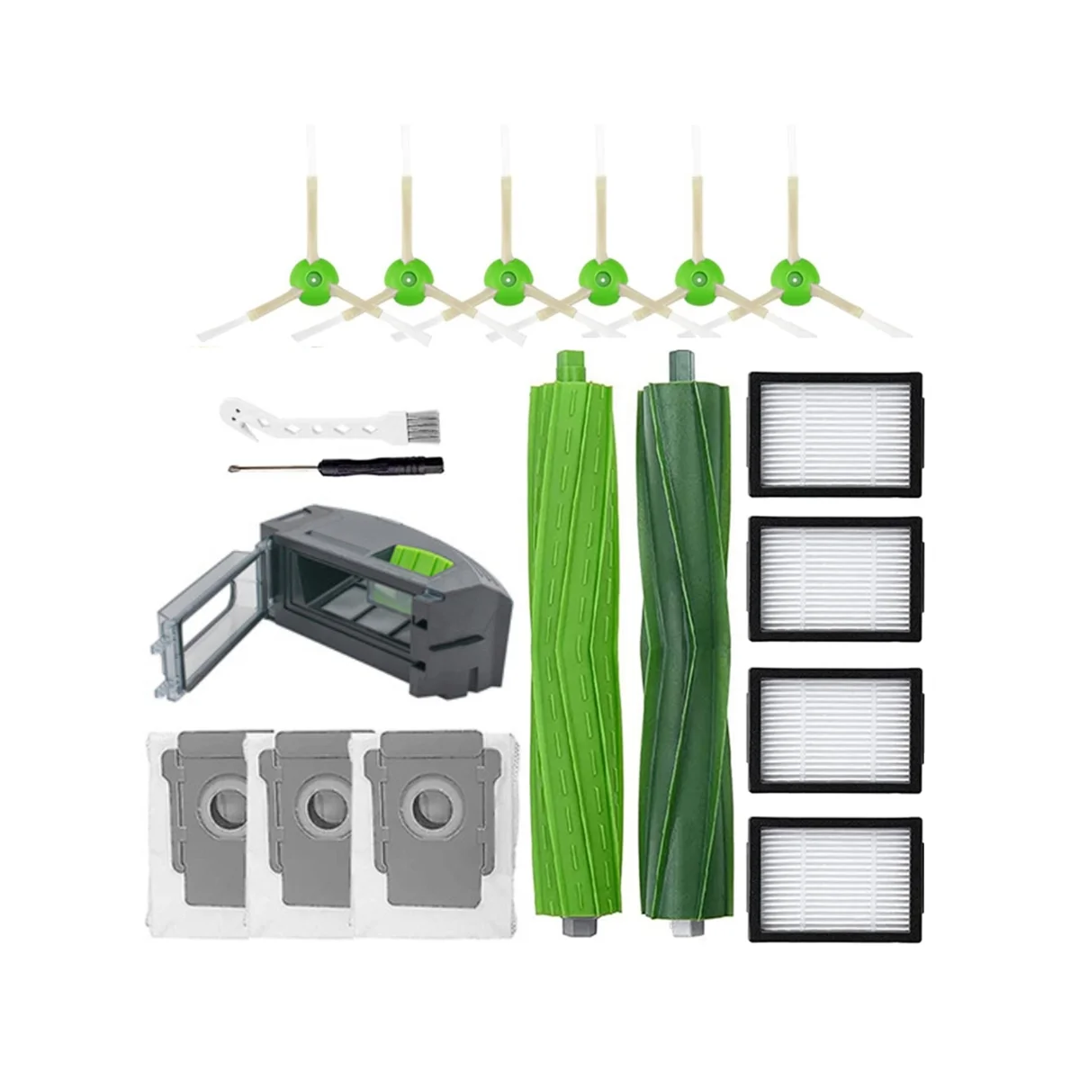 

Replacement Accessories for iRobot Roomba I7 I7+ I3 I3+ I4 I4+ I6 I6+ I8 I8+ J7 J7+/Plus E5 E6 E7 Robotic Vacuum Cleaner