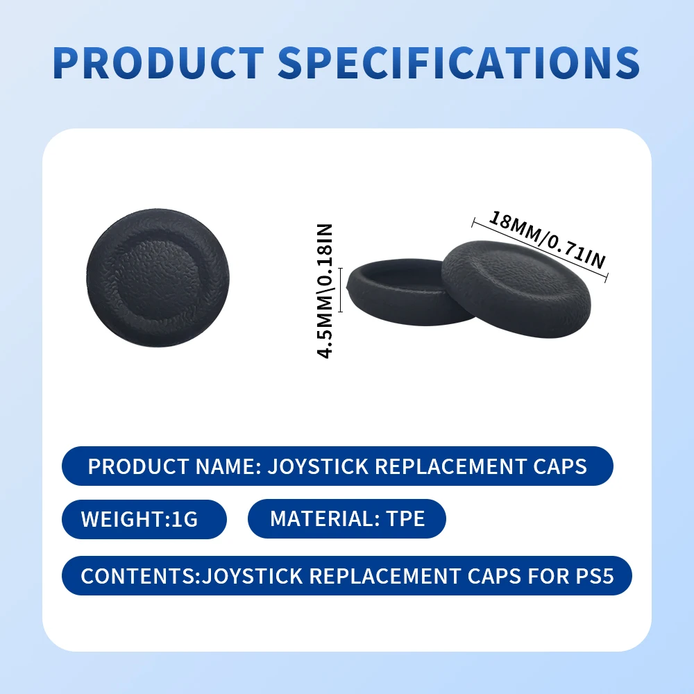Easy-Install Gamepad Joystick Repair Cap for PlayStation Controllers