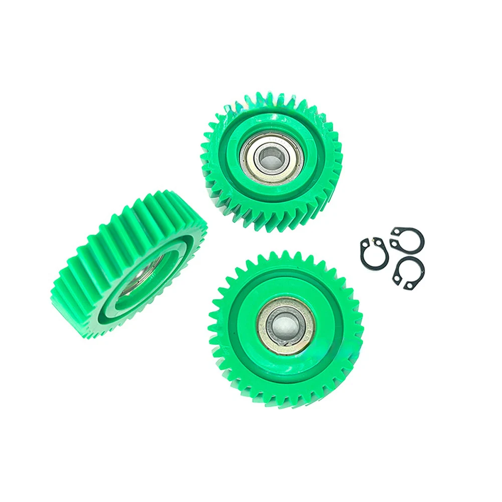 전기 자전거 기어 35T 기어 세트 608Z 베어링 Ebike 기어 3PCS 전자 자전거 모터 드라이브 시스템 자전거 부품