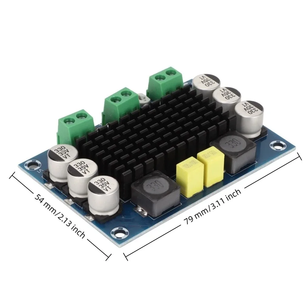 내구성이 뛰어난 100W 모노 파워 앰프 보드 1 채널 DC12 26V 디지털 앰프 모듈 자동차 오디오 파워 보드 자동차 오디오