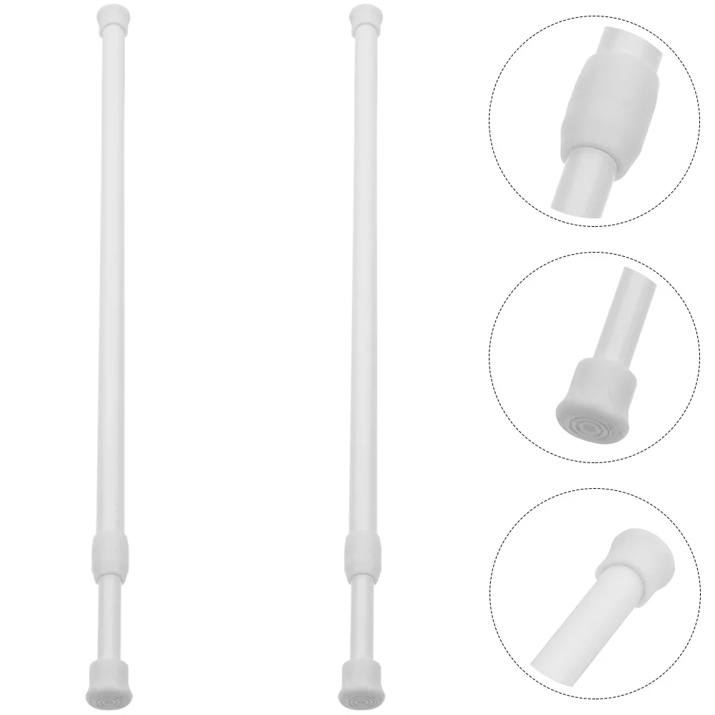 

Tension Curtain Rod Telescopic Shower Adjustable Closet Rods for Hanging Clothes