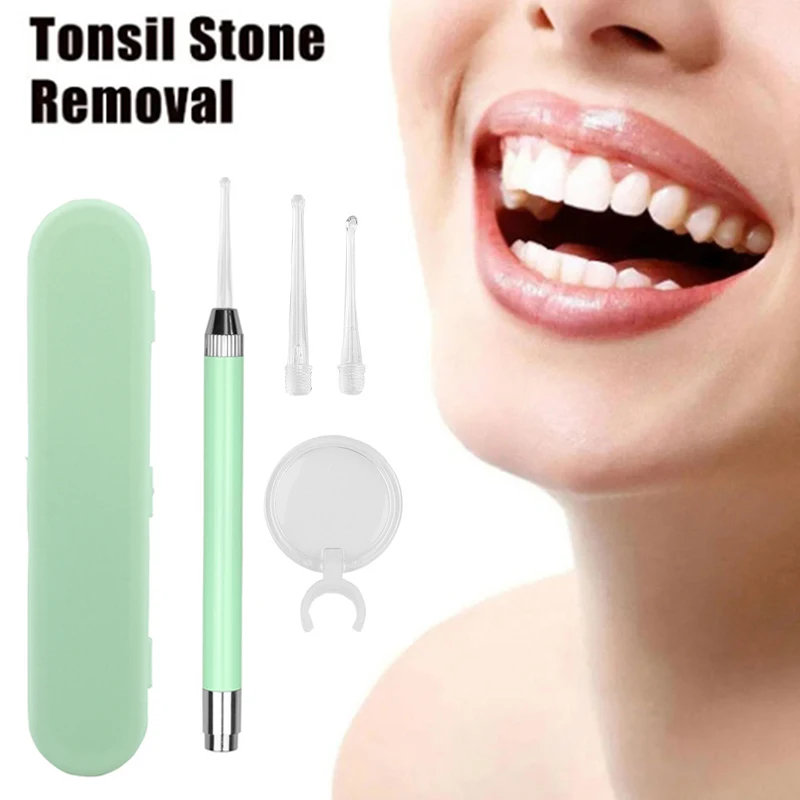 Luminescence Tonsil Stone Removal Ear Wax Remover Tool Mouth Cleaning Care Tools Tonsil Stone Remover Health Care tonsil stone remover