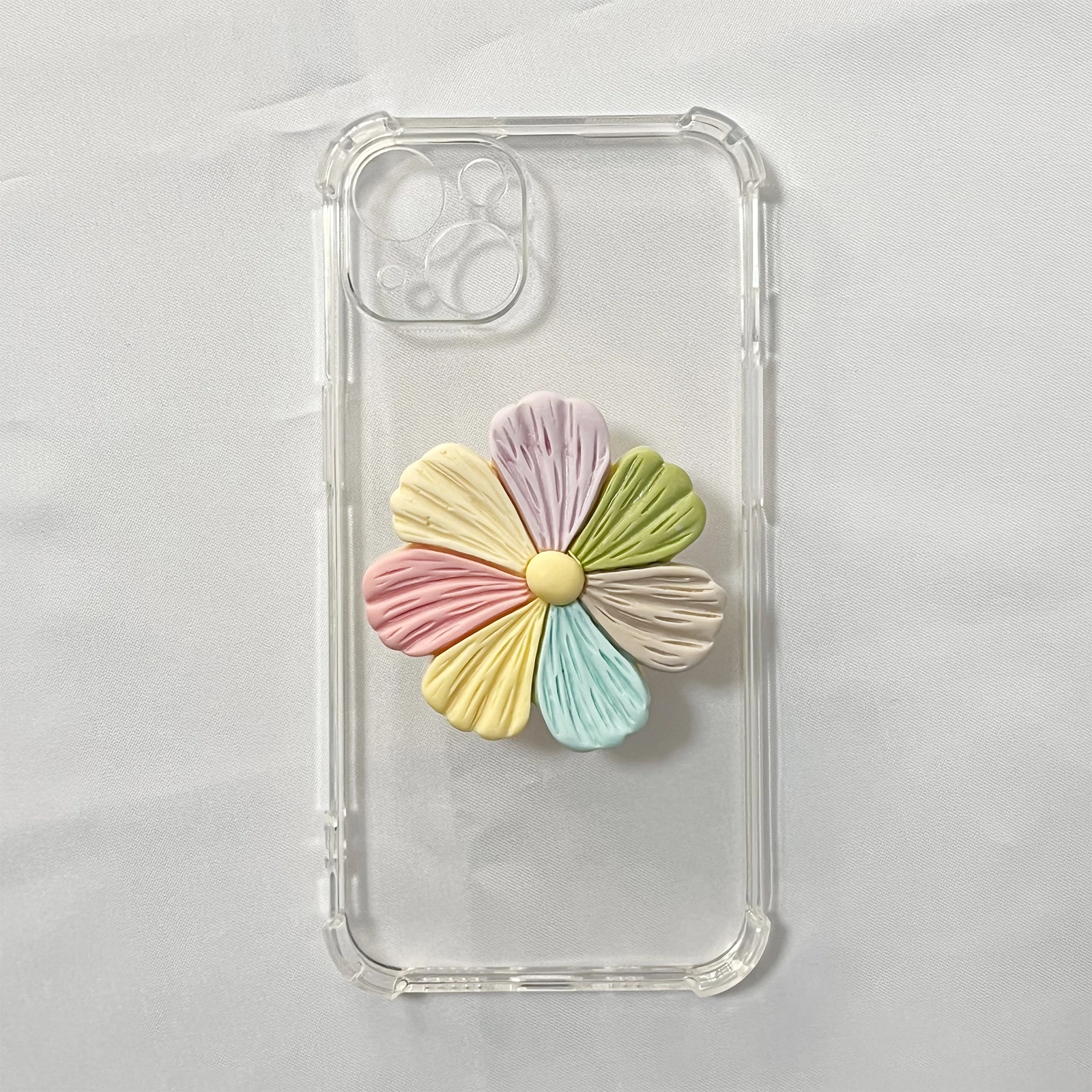 Korean Cute Seven-Colored Flower Phone Holder