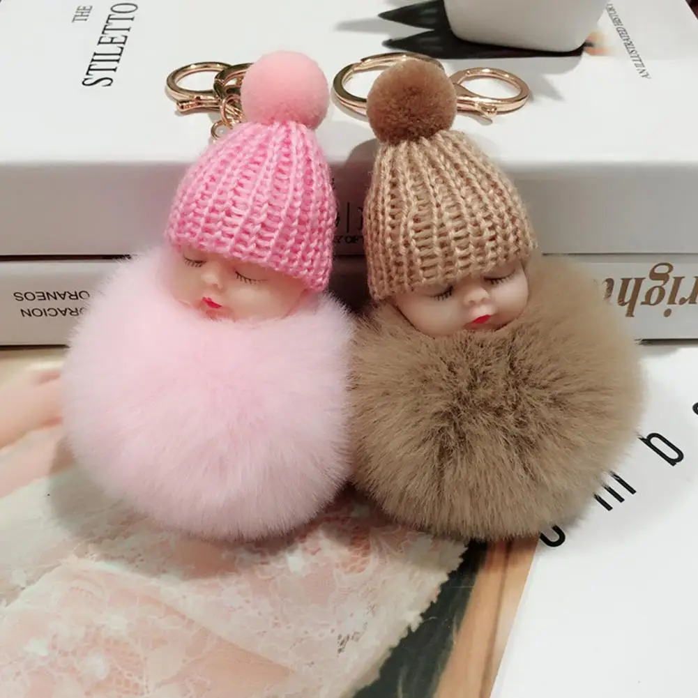 Chaveiro de pelúcia Kawaii,Bonecas fofas de chaveiros com orelhas