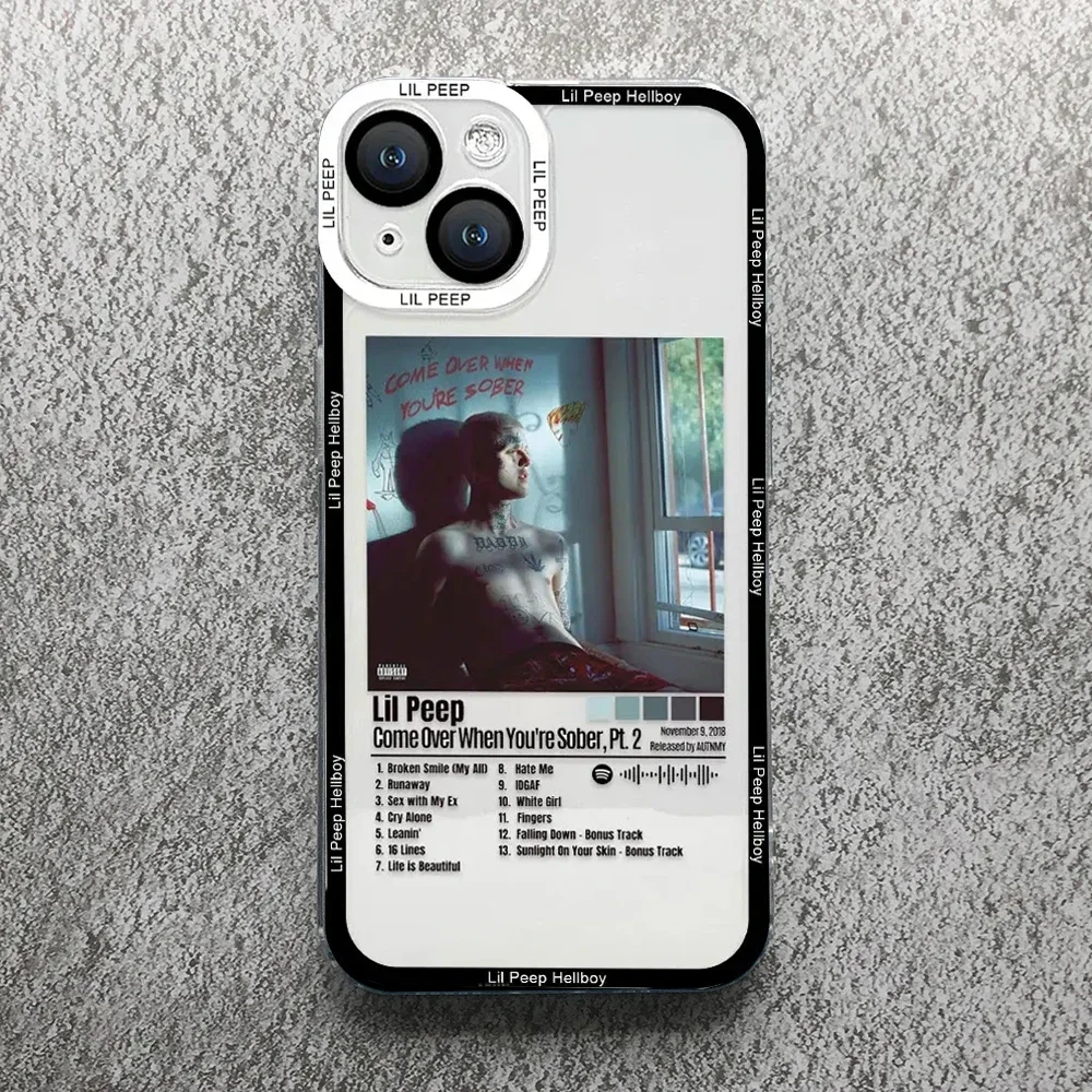 Lil Peep Hellboy Love Shockproof Silicone Phone Case Cover