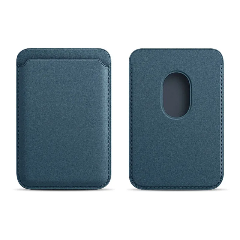Magnetic Leather Wallet with Card Slots and Secure Hold