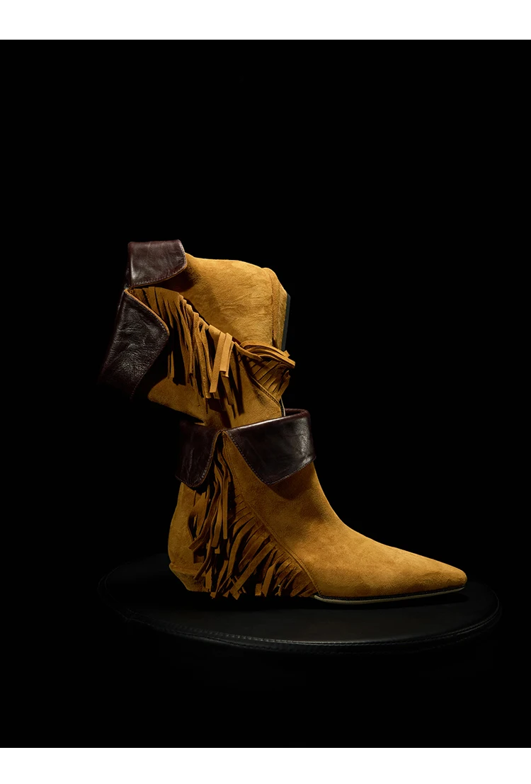 Handmade Genuine Leather Western Boots Detail 5