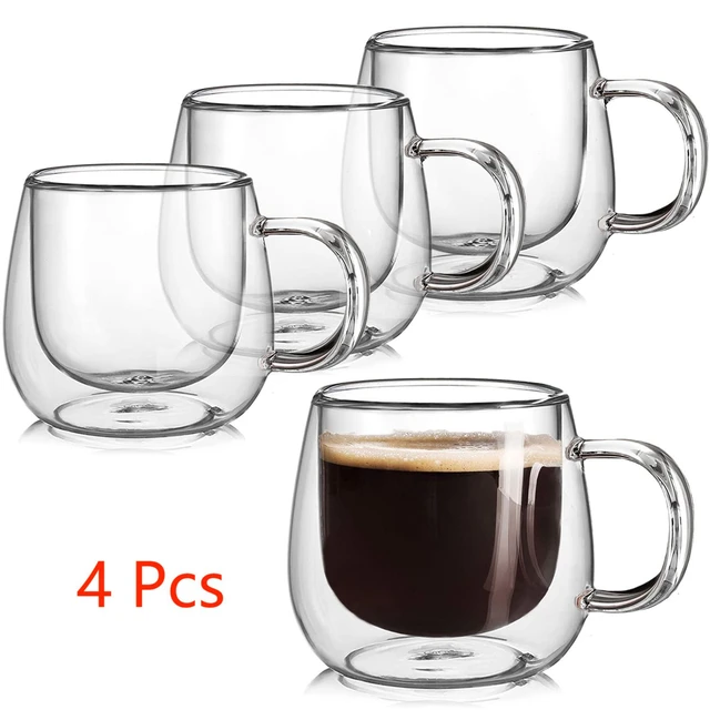 Nespresso Coffee Mug Heat Resistant Double Wall Tea Glass Cup Beer Coffee  Handmade Creative Cold Beverage Transparent Drinkware - AliExpress