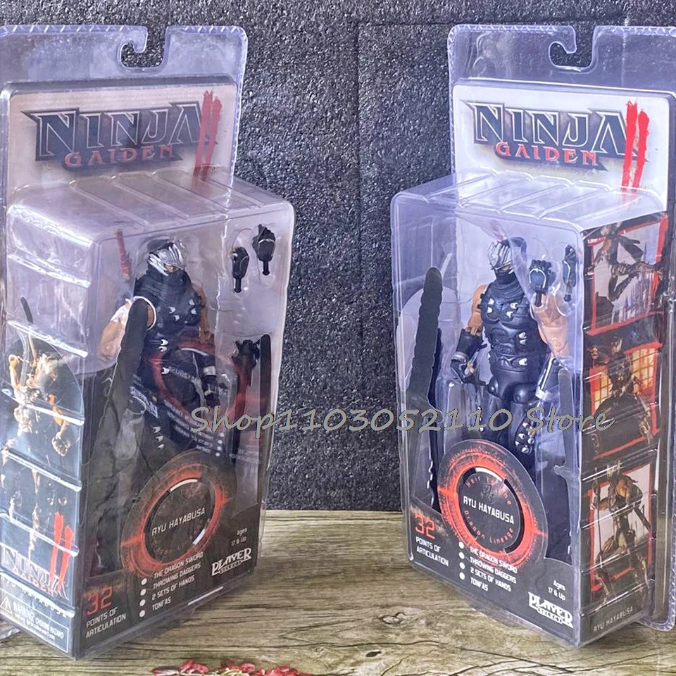 Ryu Hayabusa Figura Brinquedos, Neca Ninja, Gaiden 2, Boneca