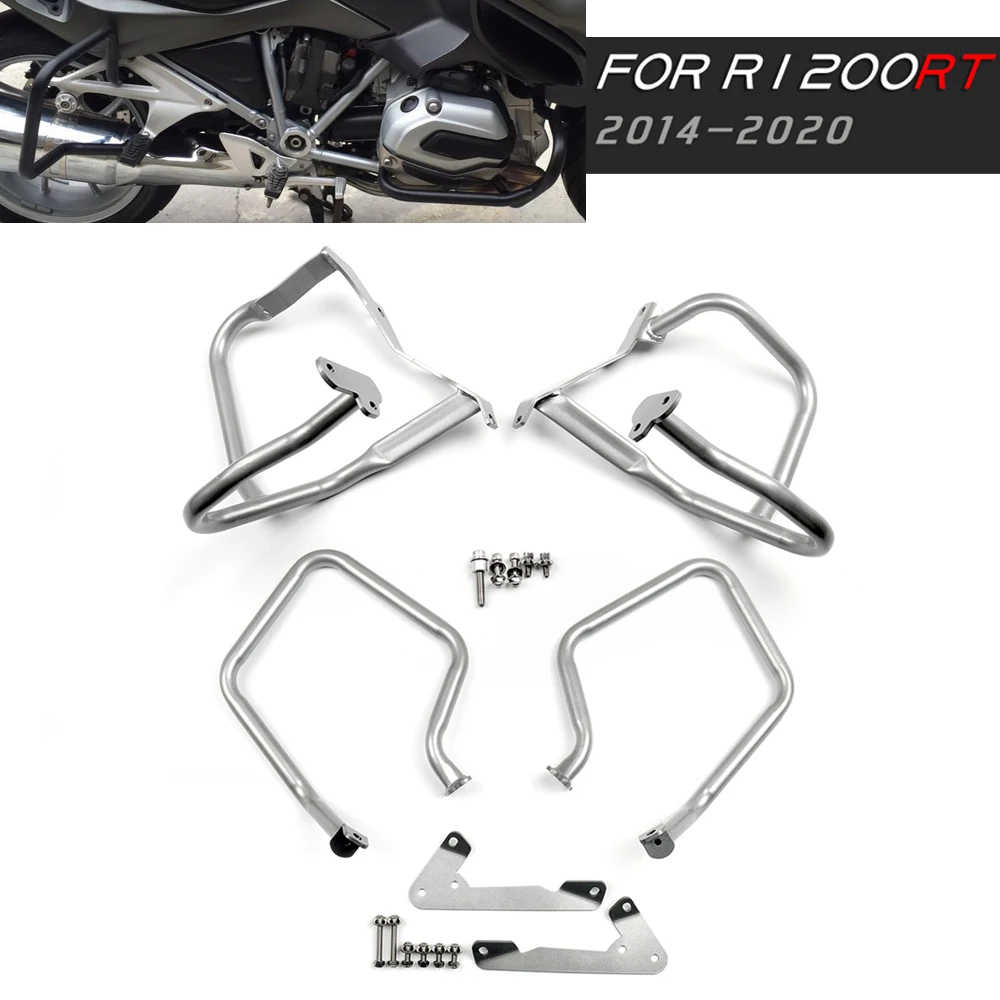 

For BMW R1200RT R1200 RT R 1200 RT 2014-2020 2019 Motorcycle Engine Guard Highway Crash Bar Bumper Frame Protection