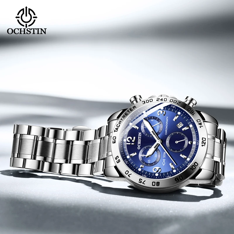 Ochstin Business Luxury New 2024 Pilot Series Multi functional Quartz Movement Waterproof Watch Men's Quartz Watch