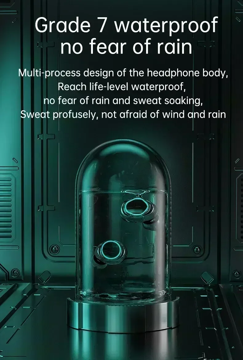 Écouteurs bluetooth sans fil à réduction de bruit et tactile_voghion.com