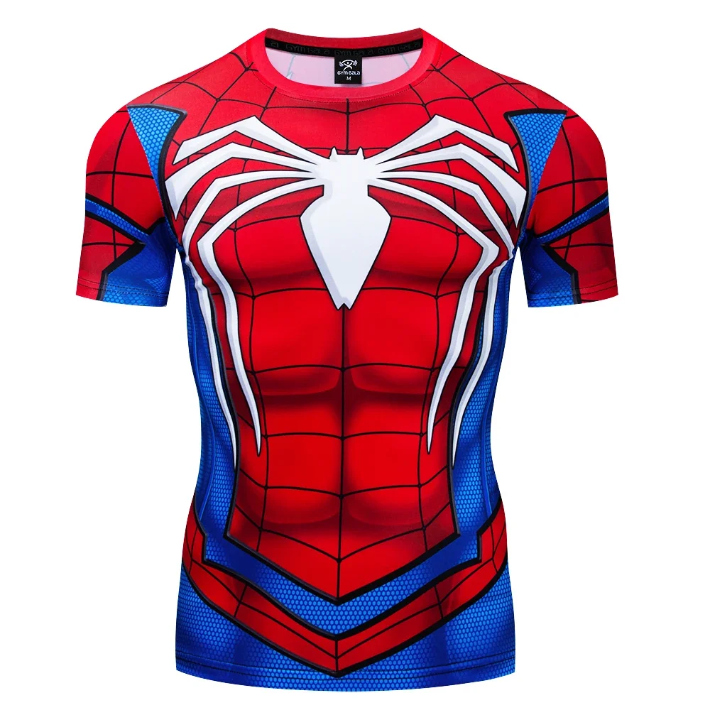 

Fashion Spider 3D Printed Pattern Men's T-shirt Outdoor Sports Short Sleeve Summer Breathable Quick Drying Oversized T-shirt Top