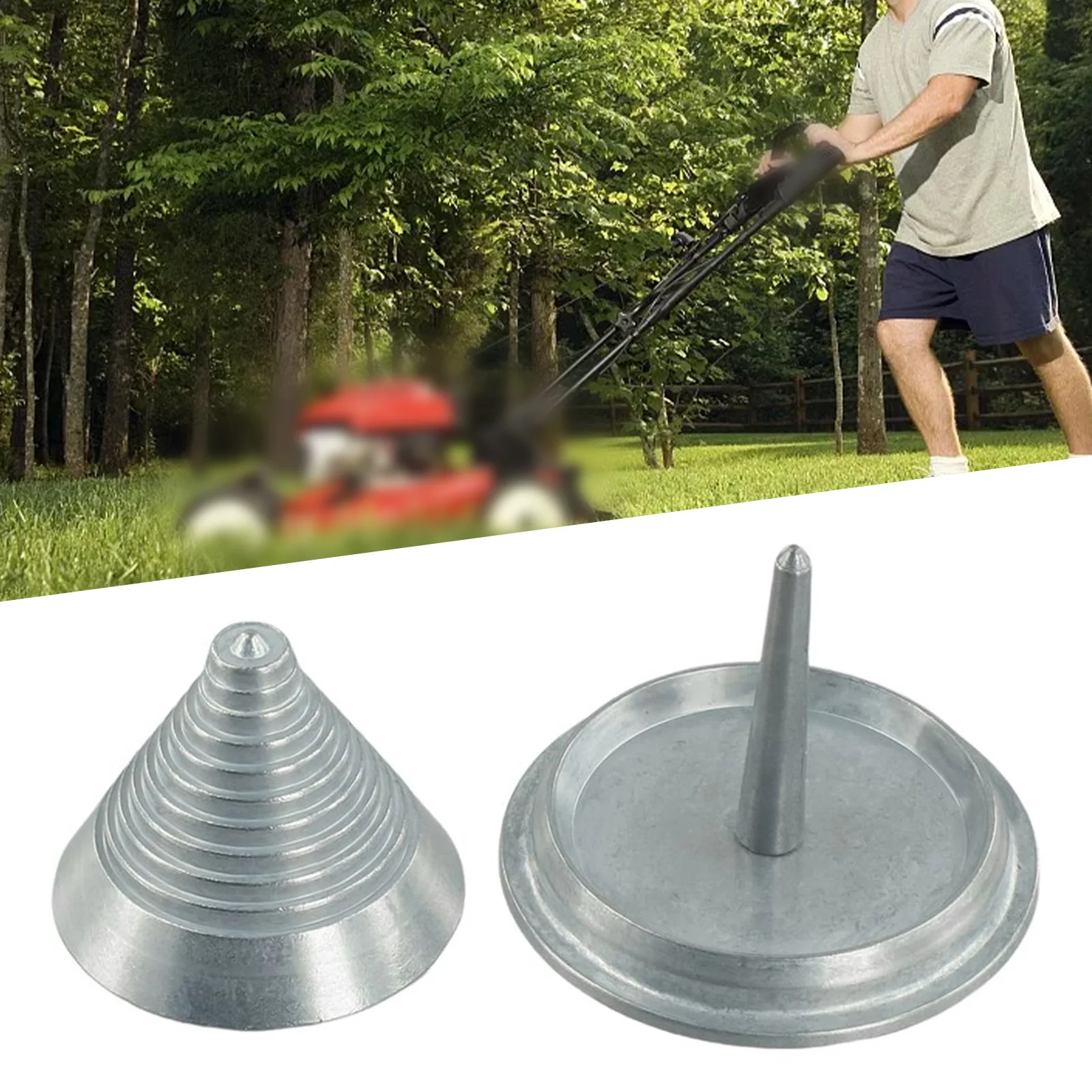 

1pcs Silver Metal Blade Blade Balancer 1pc Accessories For Smooth Mowing Garden Power Tools Lawn Mower Reduces Vibration New