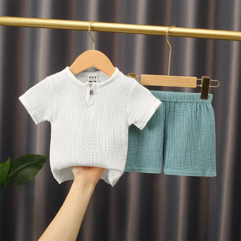 Children\'s Linen Clothing Sets 5