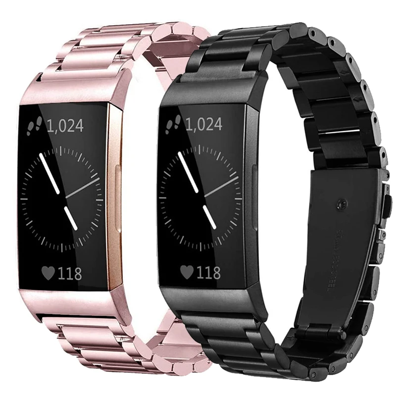 

Ремешок из нержавеющей стали для смарт-браслета Fitbit Charge 3